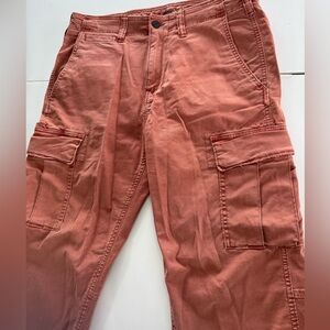 American Eagle jogger Sedona Clay Color 92% cotton pants 31-32 Unisex Not worn